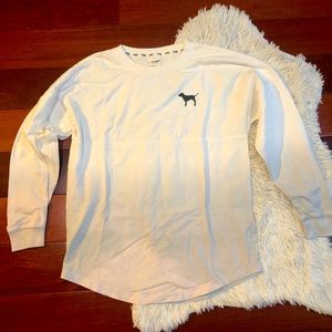 Ombré light to dark pink long sleeve